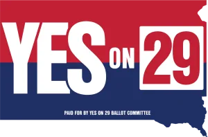 yes on 29 logo